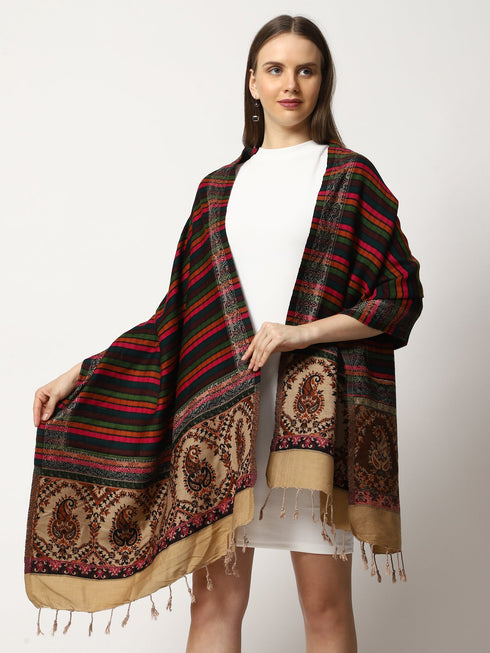 Women's Jamawar Wool Stole